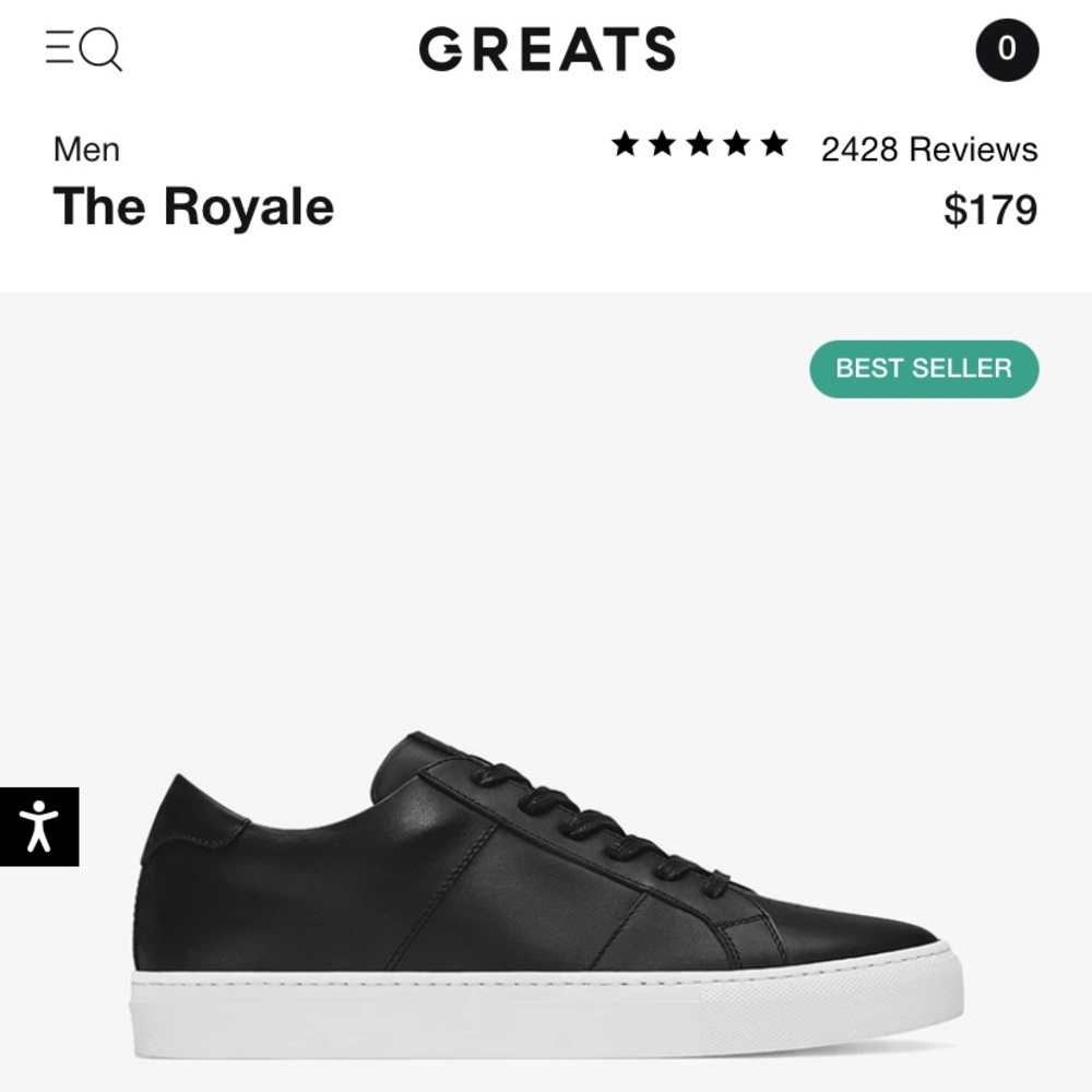 Black loafer sneaker men’s